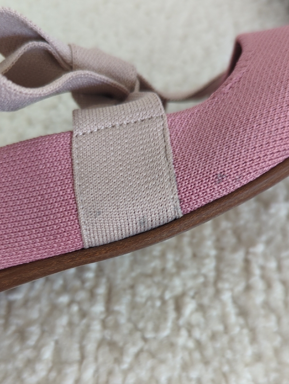 Rothy's Rosebud Pink Bow Mary Jane Ballet Flats - Picture 10 of 14
